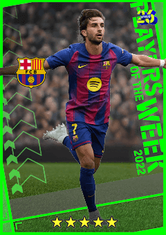 Ferran Torres (CF, rating 95) - Champions Campaign 25-26 FC Barcelona card