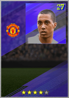Youri Tielemans (CMF, rating 77) - Base Player card