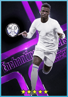 Vinícius Júnior (LWF, rating 90) - Enchanting Dribblers 9 May '22 card