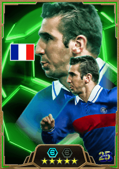 Eric Cantona (CF, rating 85) - National Teams Selection Attackers 30 Jan '25 card