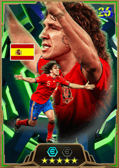 Carles Puyol (CB, rating 87) - National Teams Selection Guardians 6 Oct '25 card