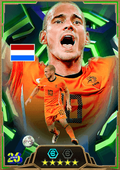 Wesley Sneijder (AMF, rating 86) - National Teams Selection 9 Apr '26 card