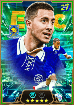 Eden Hazard (LWF, rating 89) - Chelsea B 16-17 card