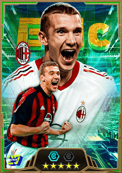 Andriy Shevchenko (CF, rating 87) - eFootball Season 2027 card