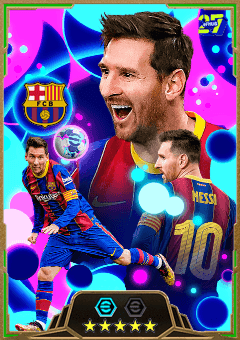 Lionel Messi (SS, rating 85) - FC Barcelona 20-21 card
