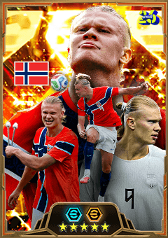 Erling Haaland (CF, rating 87) - Big Time Norway 5 Jul '26 card